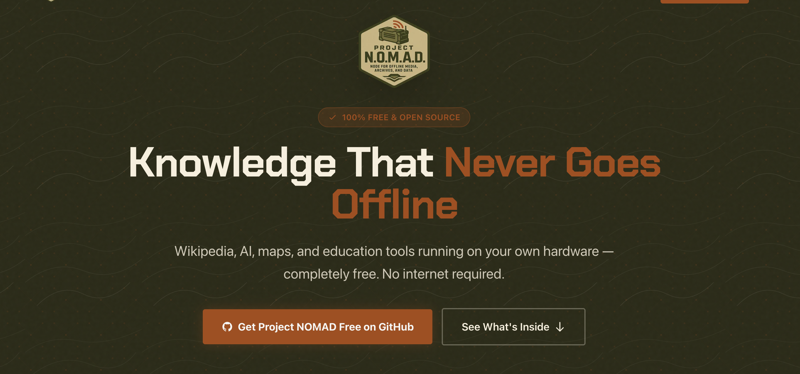 Project NOMAD e a nova onda de soberania digital: por que rodar uma "internet" no próprio PC virou tendência